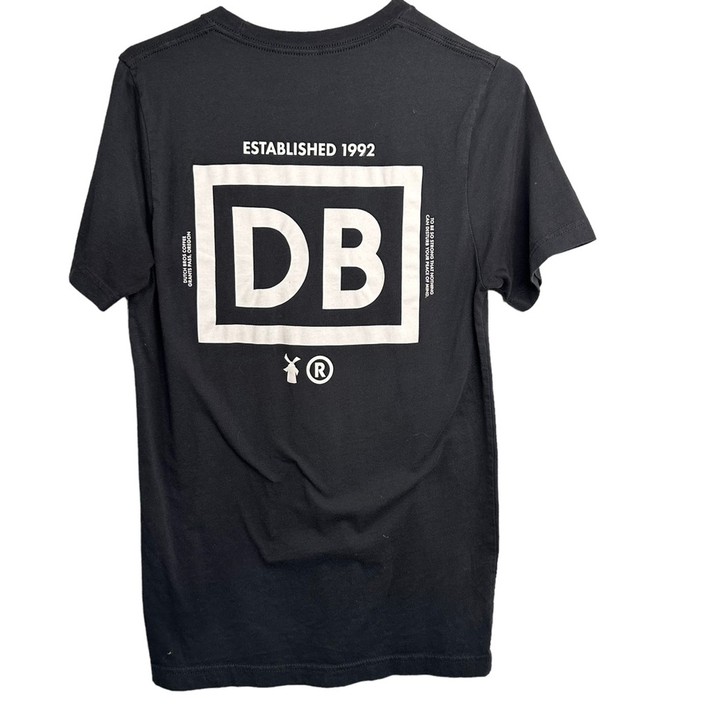 Unisex Dutch Bros Coffee Black Cotton T-SMALL + MEDIUM+LARGE